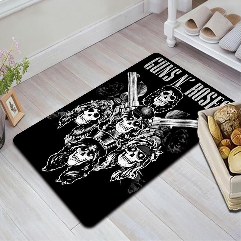 Guns N' Roses Rug Floor Mat for Living Room or Bedroom Soft and Comfortable Carpet a Gift for Birthday and Holiday.NFF0928497