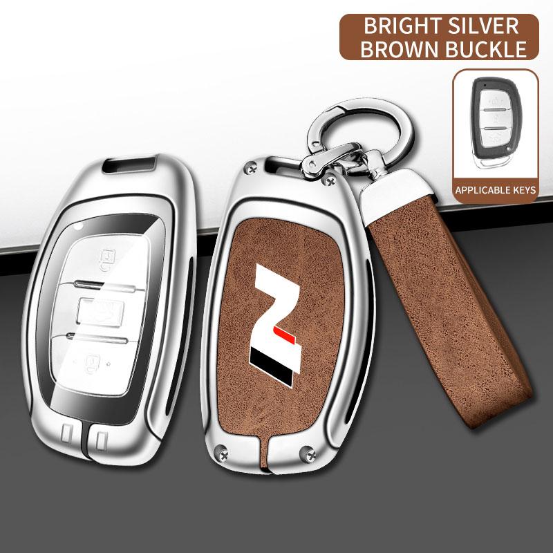 Copri Chiave Hyundai Moderno di Alta Gamma Adatto per Chiave Auto N LINE N IX35 IX25 Tucson Sonata Custodia per Chiave Auto Design Lussuoso Accessori per Veicoli
