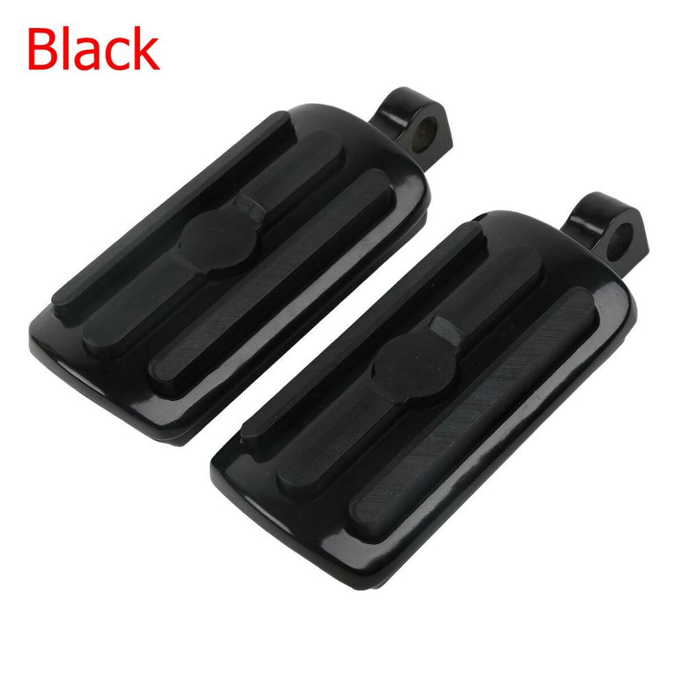 Motorcycle 10mm Mount Foot Rest Pegs For Harley Softail Dyna Glide Fat Boy Road King Sportster XL 883 1200