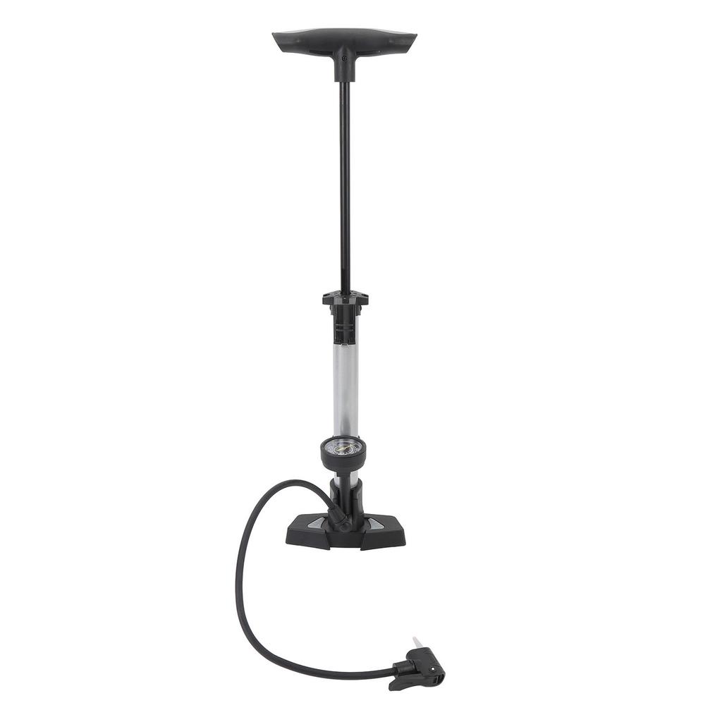 Fahrradreifenpumpe mit Manometer 160 PSI Hochdruck Aluminium Standluftpumpe Inflator für