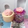 Rose Peony Flower Carnation Candle Silicone Mold Resin Epoxy Halloween Crafts DIY Ornament Jewelry Candle Making Tool