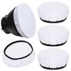 7"/18cm Light Diffuser Soft Diffuser Lamp Cover White Lamp Screen Diffuser Excellent for Studio Strobe Reflectors Video Recording 4 Pieces
