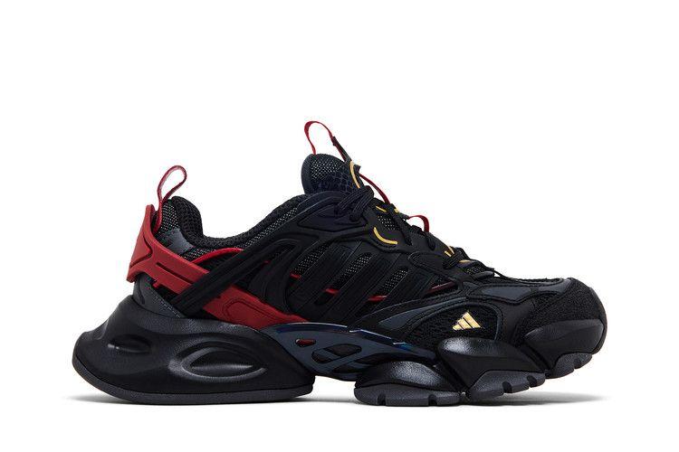 adidas XLG Runner Deluxe Black Gold Metallic Red