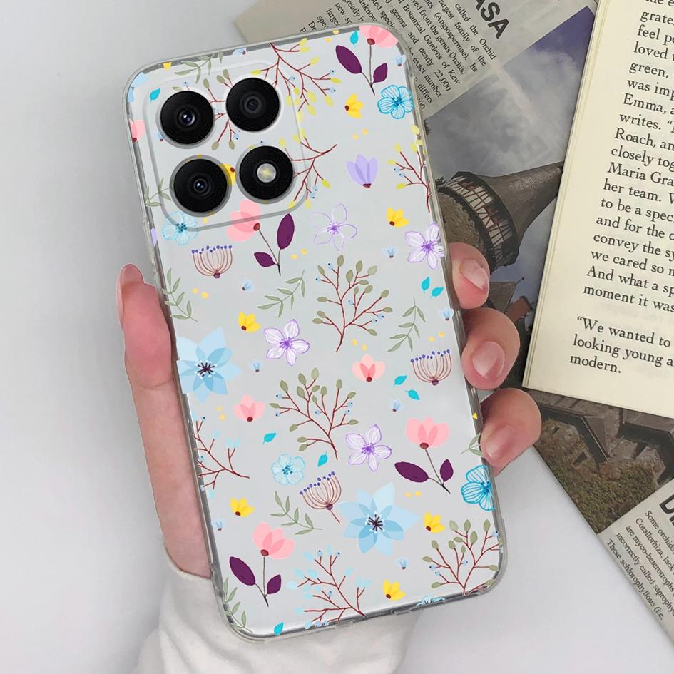 

Чехол для Honor X8a X7a 9S 9X Pro 8A Pro 20S 30S 50 Pro Magic5 Pro, модный защитный прозрачный мягкий силиконовый чехол для чести, бампер Honor X8a