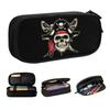 Custom Classic Pirate Skull Cute Pencil Cases Boys Gilrs Large Capacity Anime Manga Pencil Bag School Accessories