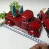 Classical Truck Ornament Pickup Decorative Retro Sculpture Photo Prop with Christmas Tree Farmhouse