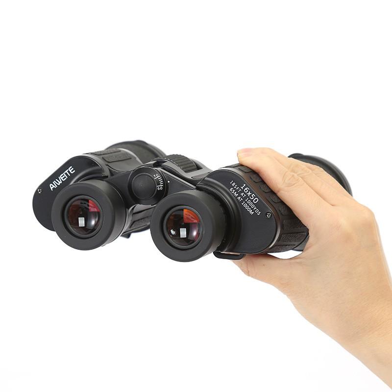 16x50 High Magnification Binoculars Birdwatching Hiking Outdoor Use Waterproof IP54 Stabilized Optics