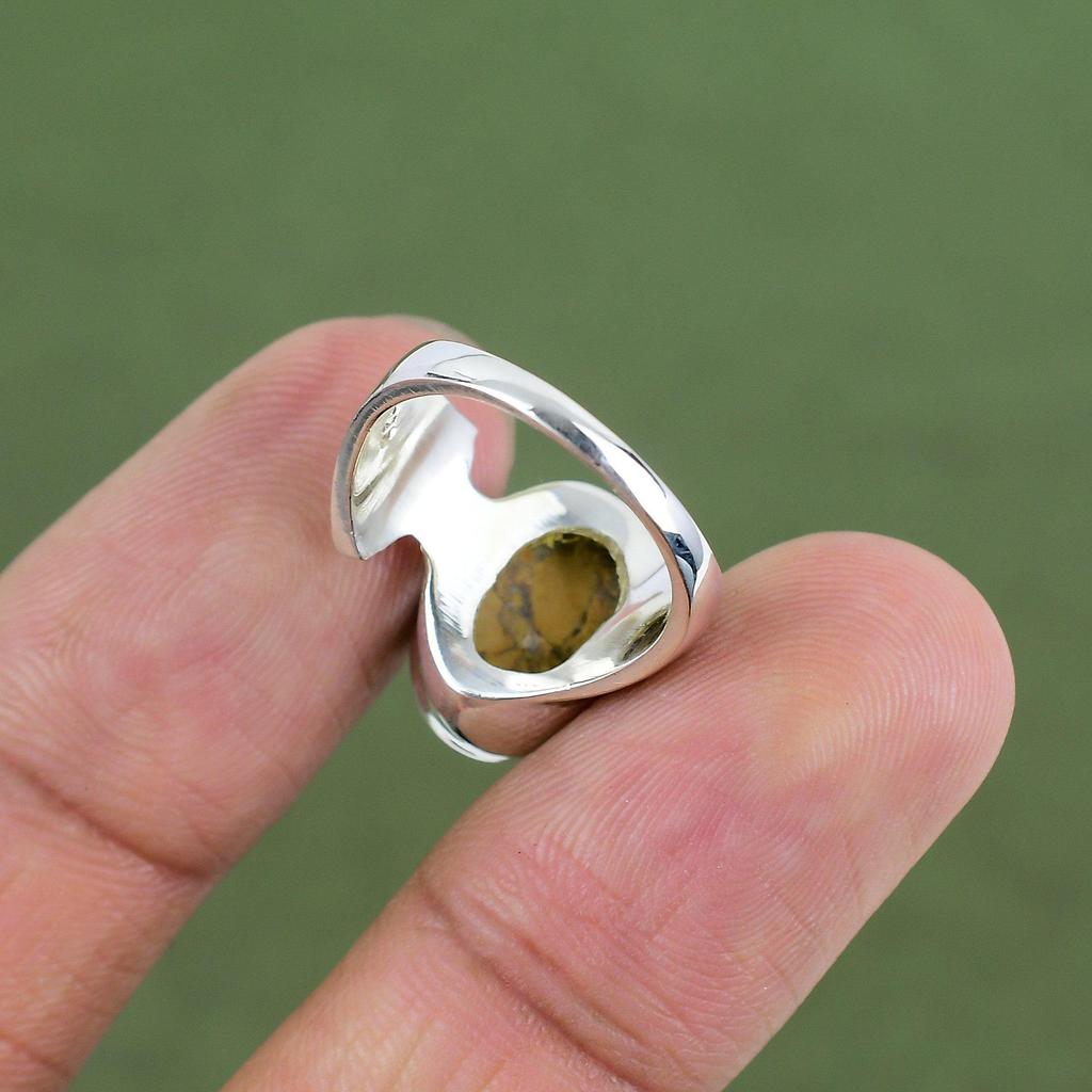 Maligano Jasper Ring 925 Sterling Silver Ring Decent Jewelry Very Pretty Gemstone Ring Handmade Jewelry Gift For Wife Available In Ring Size