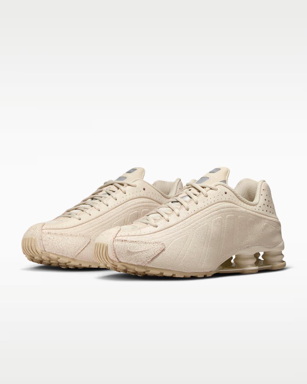 IO4544-100 Nike Shox R4 Natural Metallic Silver (Men s) 4