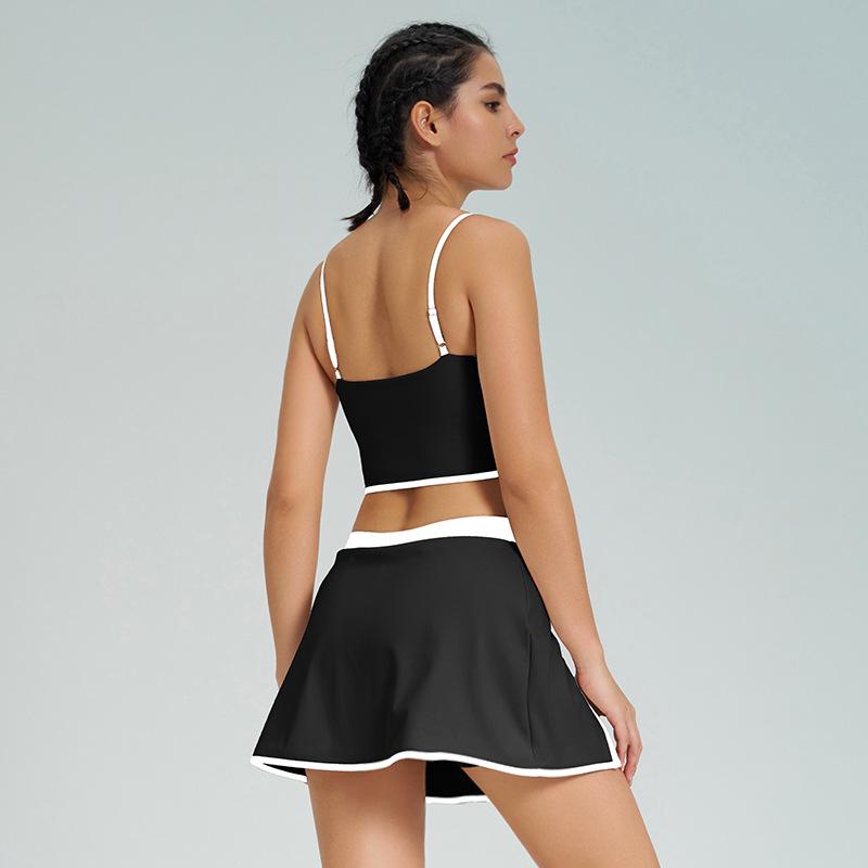 Damska szybkoschnąca, wstrząsoodporna, wysokoelastyczna kamizelka do jogi ze stałą miseczką - dostępne nowe kolory