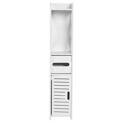Meuble de salle de bain et de toilette, 80x15.5x15CM, armoire en bois blanc, étagère de rangement de mouchoirs