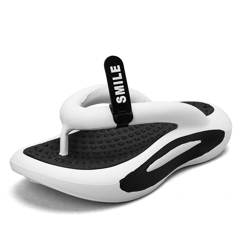 Fashion Summer Beach Sandals Slippers Men's Non-slip Soft Sole Flat with Men's and Women's Indoor and Outdoor Fashion Casual Flip-flops