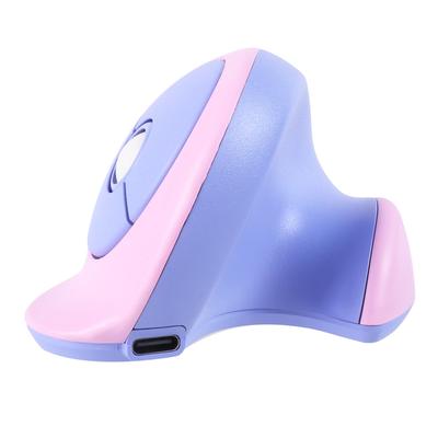 Small Ergonomic Mouse with Small Bluetooth Vertical Cute Design for 3 High Easy On the Compatible with Handle, & 2.4GHz Connection, Wireless, Compact,