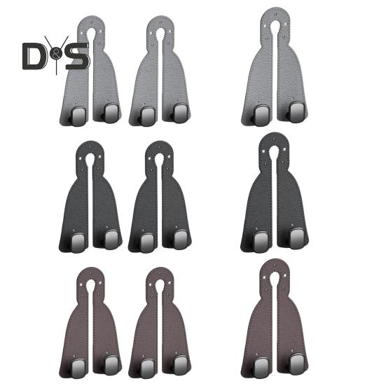 1/2 Stück Auto-Kopfstützenhaken zur Aufbewahrung der Autositzlehne, Kunstleder-Auto-Geldbörsenhaken, Doppelhaken für Autotaschen für Auto, SUV, LKW