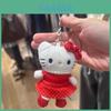 Hello Kitty Plush Toy With Pearl Necklace And Dot Dress For Kids Collectors