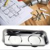 Stainless Steel Magnetic Tool Tray Set, 3 Sizes Heavy Duty Tool Organizer Trays, Magnetic Parts Holder for Screws, Nuts
