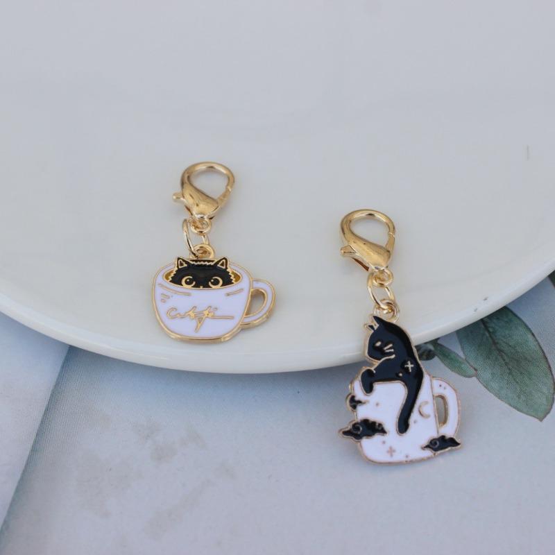 Cartoon Alloy Pendants Keychains Bags Decorative Accessories