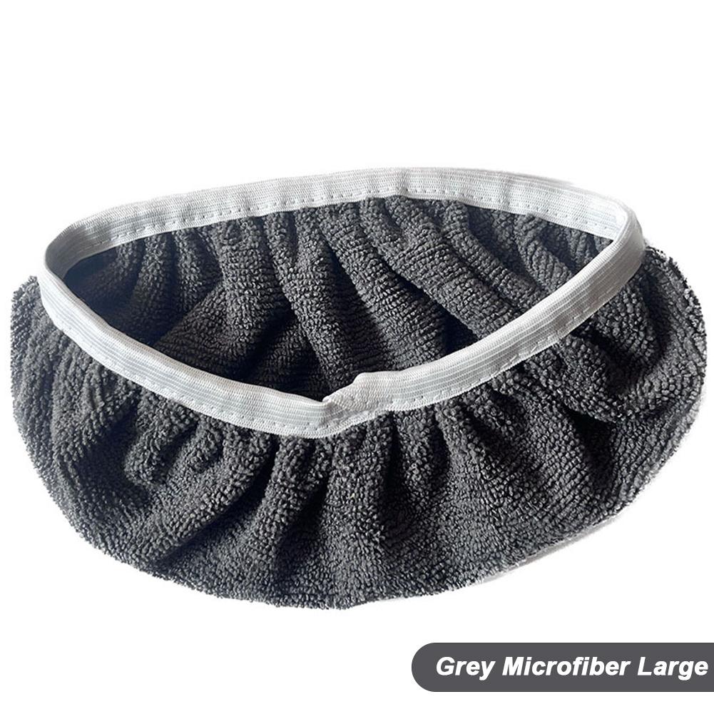 Verdicktes elastisches Band Flachmopp-Pads Korallenfleece/Mikrofaser/Chenille Ersatz Rotierender Kehrmopp Waschbares Feuchtwischtuch zur Bodenreinigung