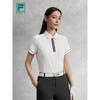 Women's Knitted Short Sleeve Golf Polo Shirt