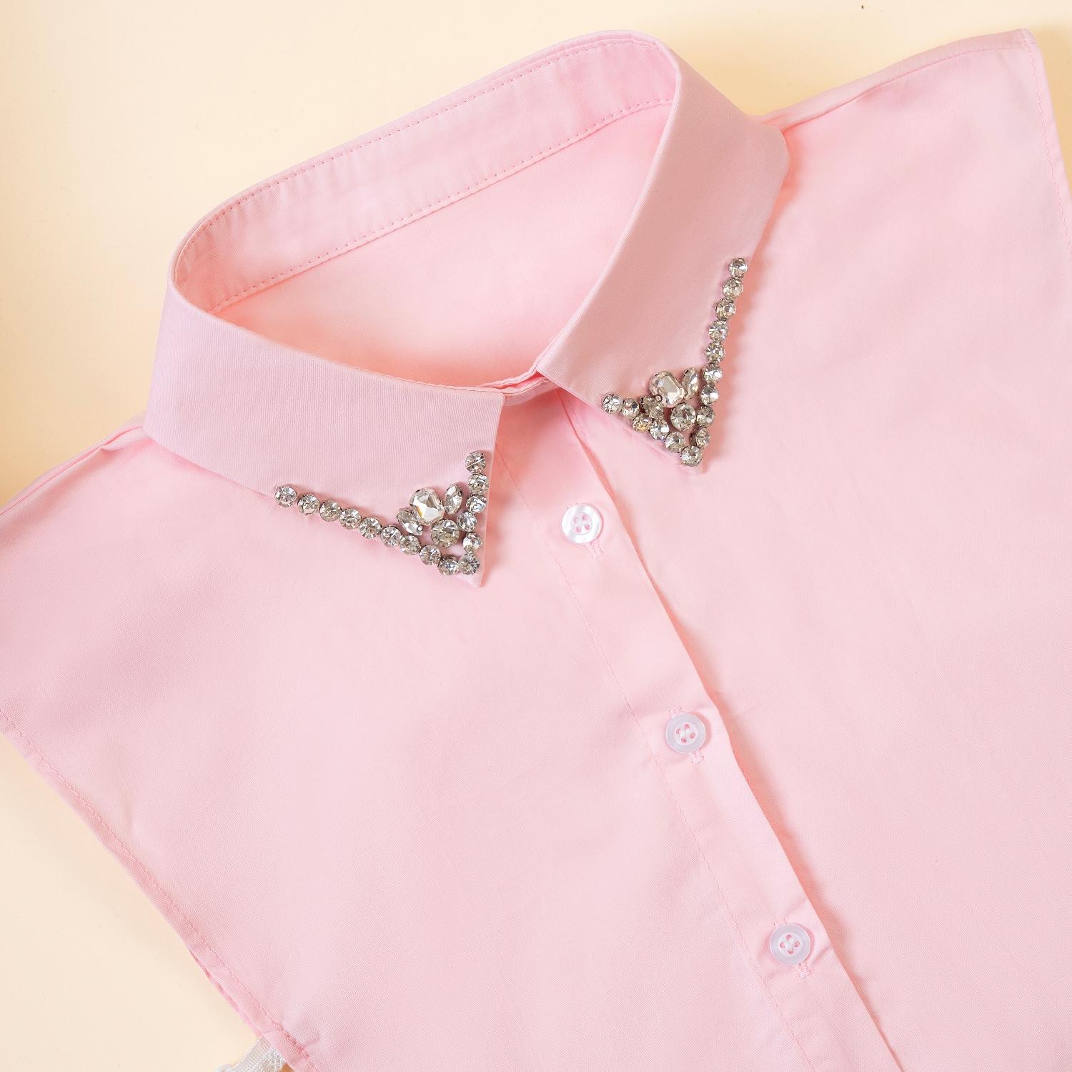 

1 piece of women s versatile fake collar, a white shirt fake collar designed for inner wear in spring, autumn and winter, which