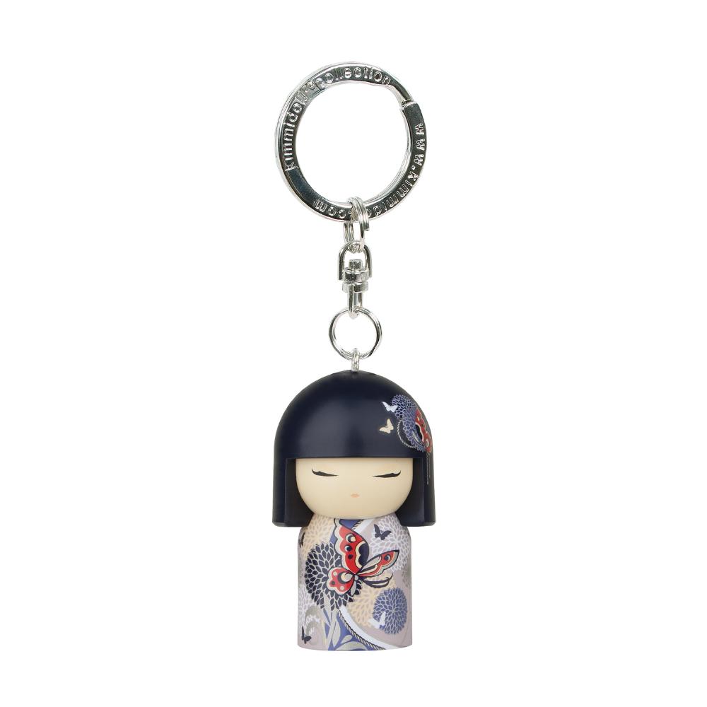 KIMMIDOLL Kokeshi panenka KLÍČENKA TGKK133 [AYANA] black