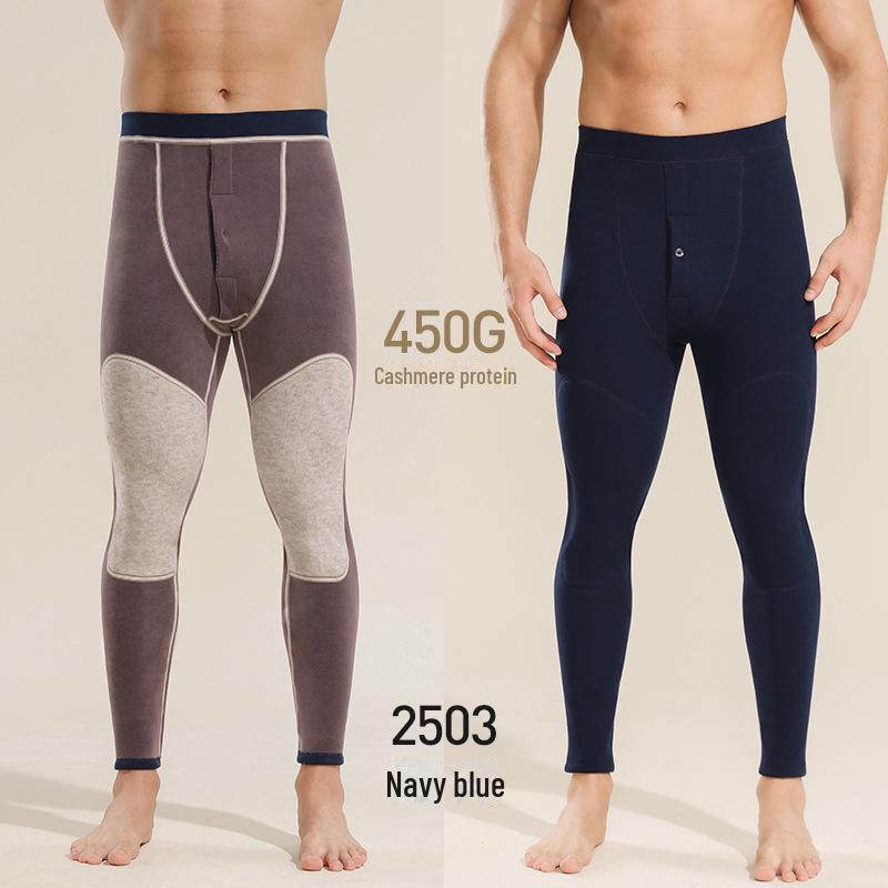 

Брюки из хлопкового флиса повышенной плотности для мужчин среднего и пожилого возраста, 900 г, 280 фунтов+, большие размеры, теплая зимняя одежда XL