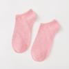 Women's Spring and Summer Leisure Candy Color Solid Color Invisible Light Mouth Cotton Boat Socks