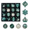 Christmas Ball Ornaments 6 Set, Electroplated Painted Hanging Tree Decorations with Gift Box