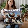 F-FortniteS Pagalvės užvalkalas Pliušinis audinys Minkštas pagalvės užvalkalas Dvipusis spaudinys Pagalvės užvalkalas Namų dovanos