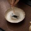 Hand Painted Cat Ceramic Opening Teapot Base Ceramic Trivets Saucer For Teapot Kung Fu Tea Ceremony Chinese Wave Round Base