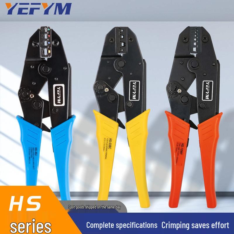 40J/03BC European Ratcheting Crimping Pliers for Pre-insulated, O-type, and U-type Terminals