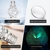 OLEVS Elegant Fashion Women's Watches Stainless Steel Ceramic Strap Original Brand Quartz Wristwatch for Lady Waterproof Date