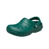 Crocs Warm, light and comfortable round-toed slippers hole shoes for men and women emerald