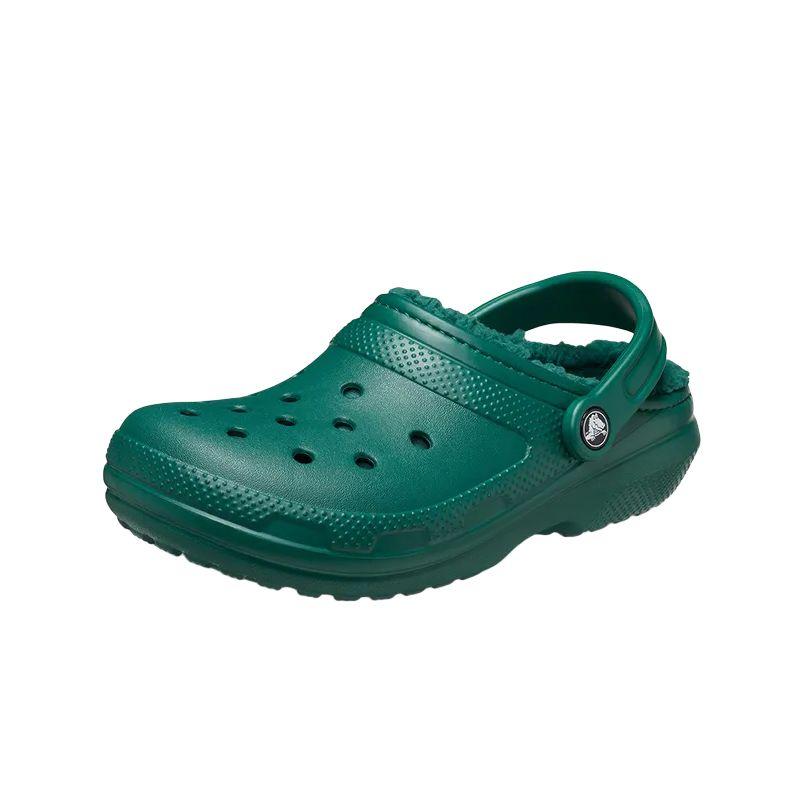 Crocs Warm, light and comfortable round-toed slippers hole shoes for men and women emerald
