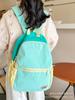 Schoolbag New Student School Bag 1011 New Boys and Girls Large Capacity Backpack Small Fresh Contrast Color Lightweight Backpack