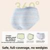 Ladies Autumn New Vintage Print Non-trace Mulberry Silk Antibacterial Bottom Crotch Triangle Briefs