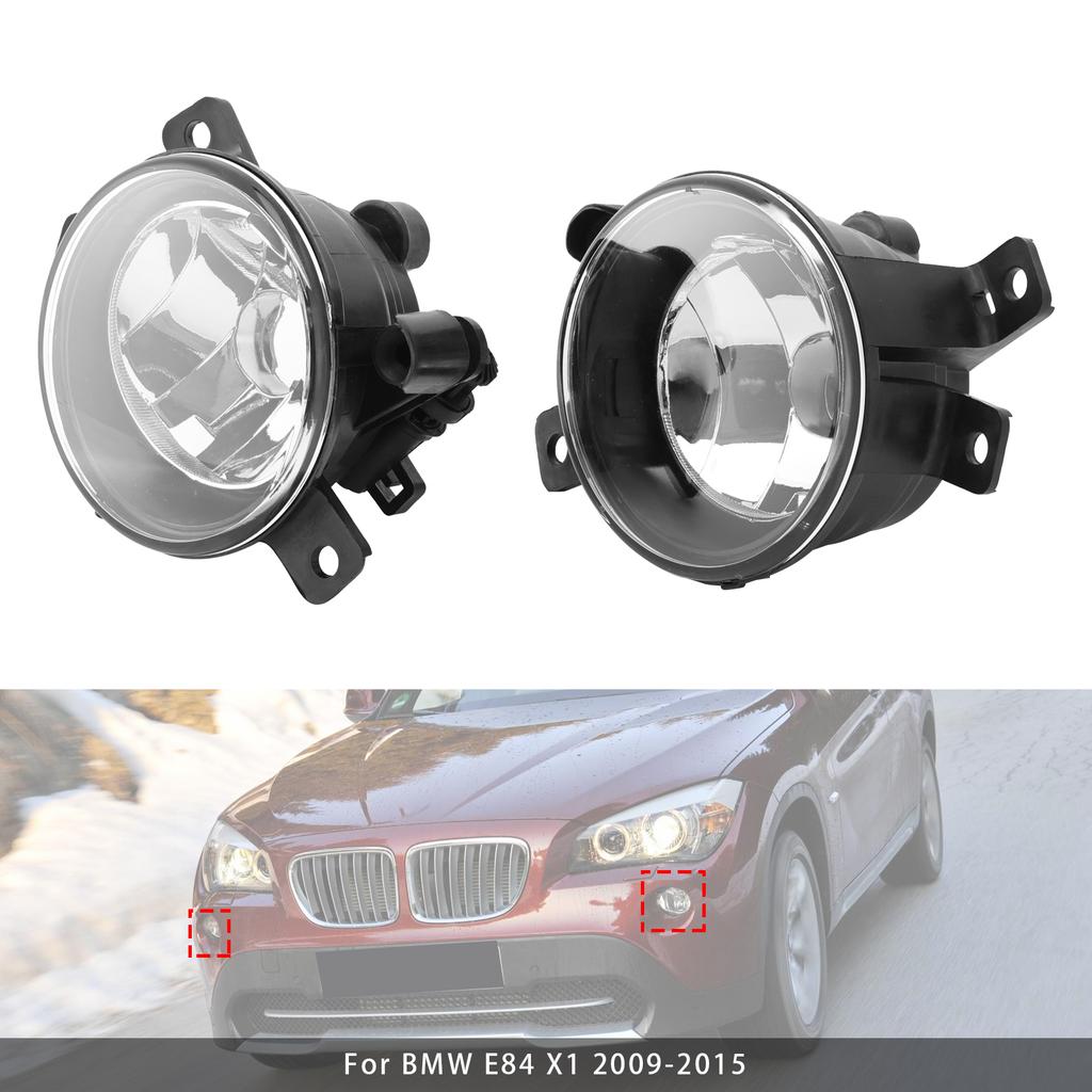 Pair Front  Fog Light Without Bulb For BMW X1 E84 2009-2015 63172993526