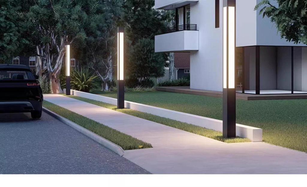 Waterproof LED Aluminum Profile Street Lights for Parks & Gardens, 3-4m High