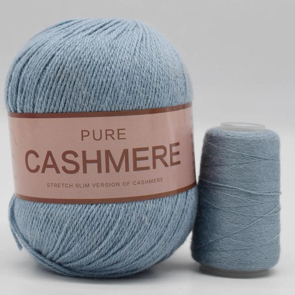 6 ovillos de lana de cachemira suave y cálida duradera vibrante lote de lana suave y gruesa manualidades DIY total 300g+120g