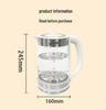 Insulated Electric Kettle with Large Capacity, Durable 304 Stainless Steel & Glass, Auto Power-Off for Home.