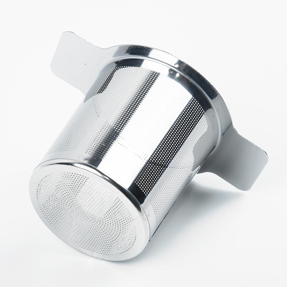 Strainer Dual-Ear Mesh Tea Coffee Infuser Fine Stainless Steel Filters 60x54mm
