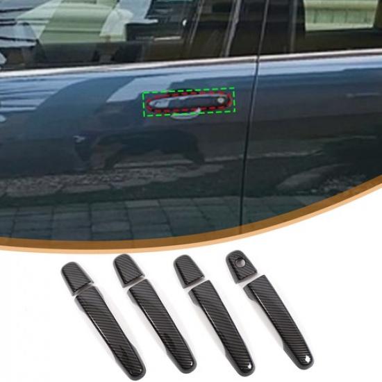 ABS Carbon Fiber Exterior Outside Door Handle Cover Trim For Pontiac G8