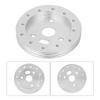 Universal Steering Wheel to Grant 3 Hole 0.5in Hub Spacer Pad for 6 Hole Adapter(Silver)