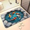 Printed Kitchen Floor Mat, Bathroom Floor Mat, Washable Door Mat At The Entrance