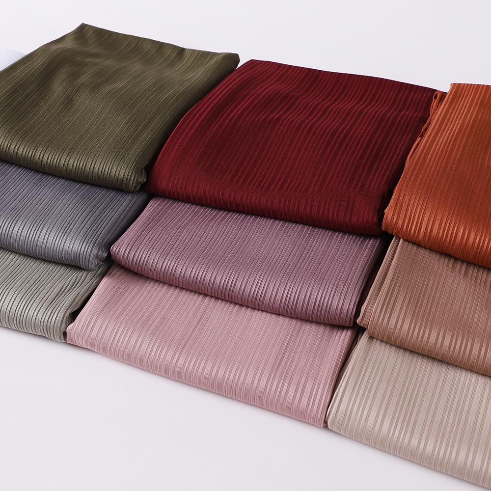 Women's Striped Knitted Headscarf – Malay Indonesian Hijab