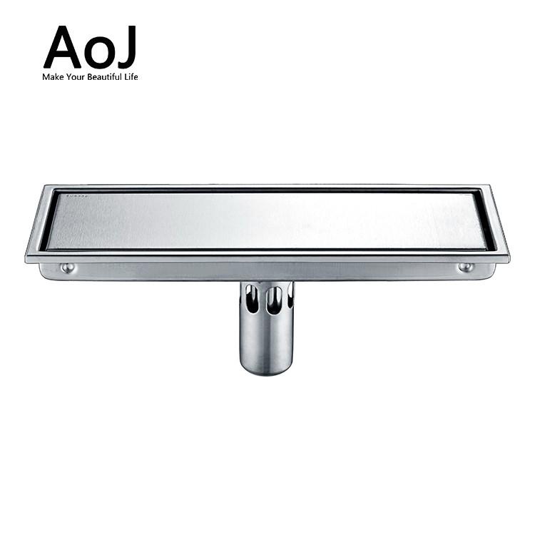 High Quality 30*11cm Brushed Linear Floor Stainless Steel Liner Shower Drain