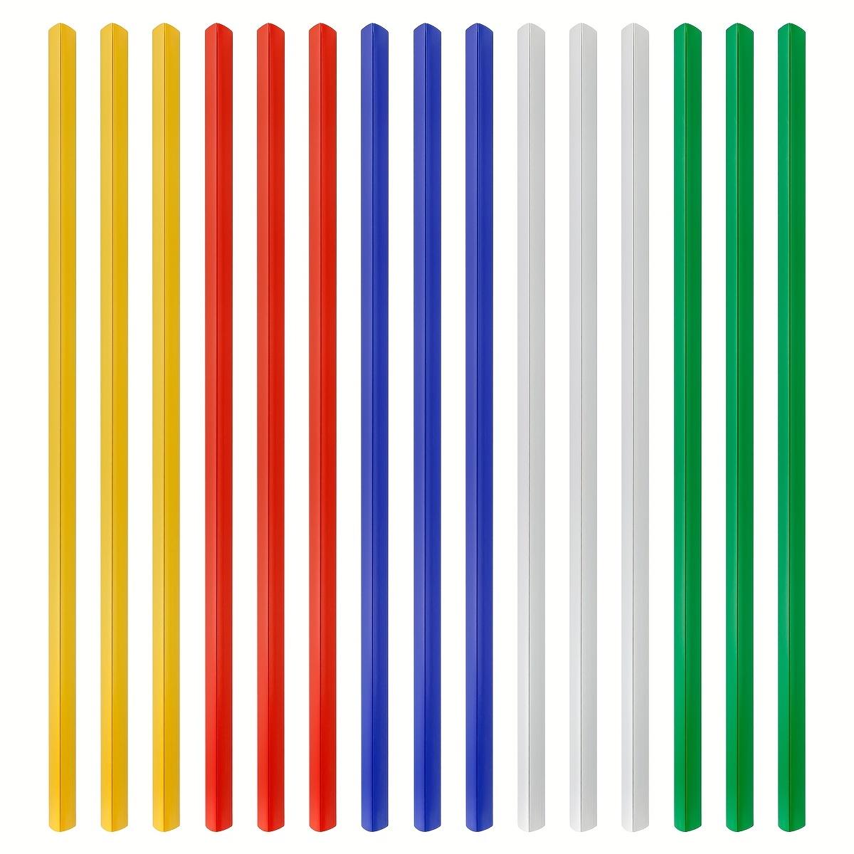 

Set of 15 Binder Rods Without Perforations - A4 Size Rods Ideal for Sorting Office Documents