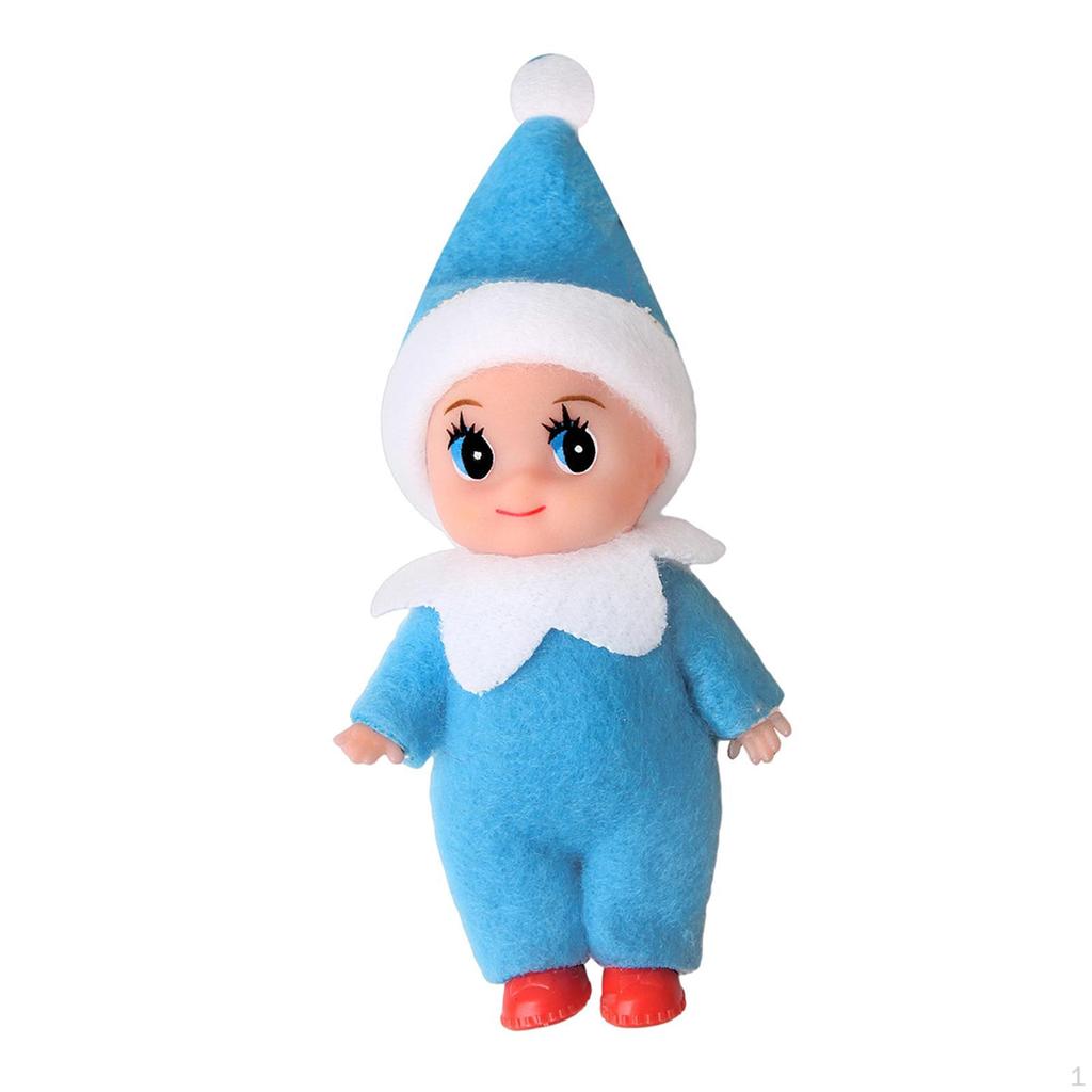 Christmas Elf Decoration Toy Dolls Holiday Ornaments Tiny Xmas