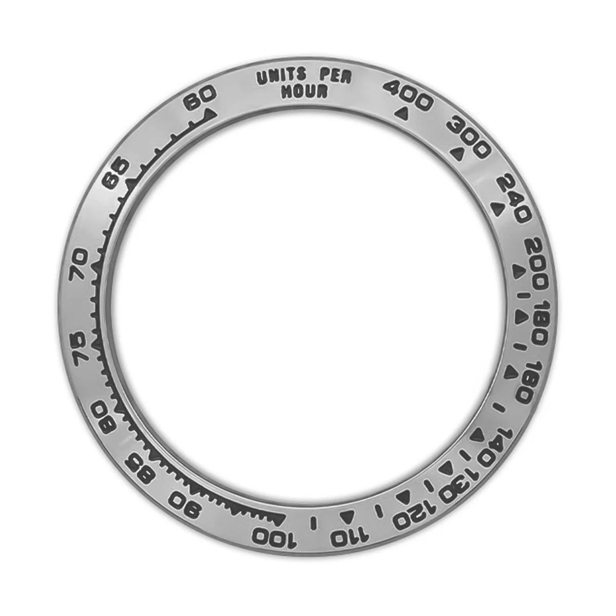 38.5*30.5мм Нержавеющая сталь Золото Серебро Розовое золото Диагональный безель Подходит для Rolex Daytona Мужские Механические Подходит Аксессуары
