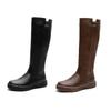 Retro Boots Women's Shoes Slimming Boots Thick-soled Long Boots Versatile High Boots